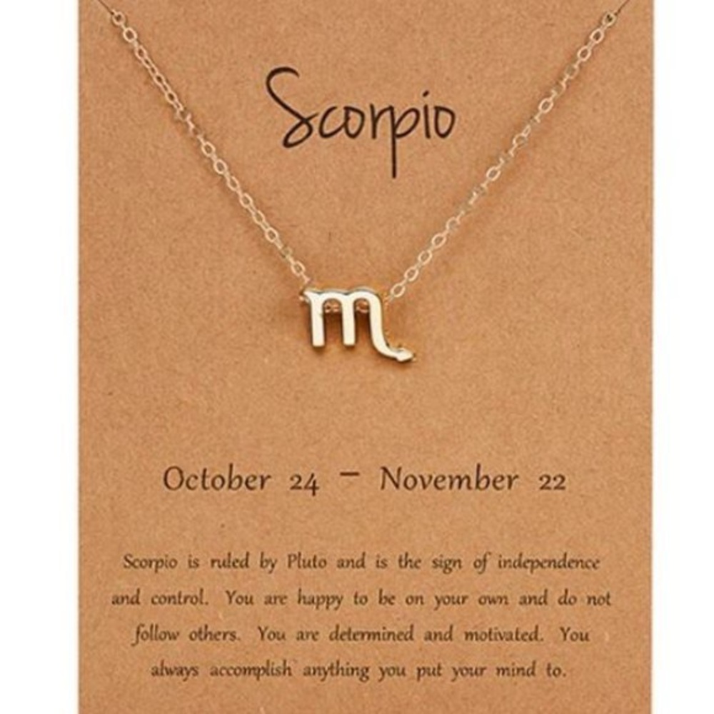 Dainty Cute SCORPIO Necklace